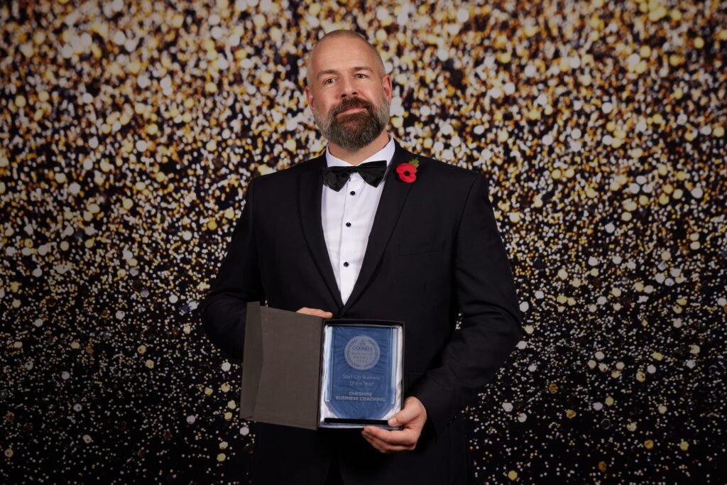 Dave Christie at the Business Awards